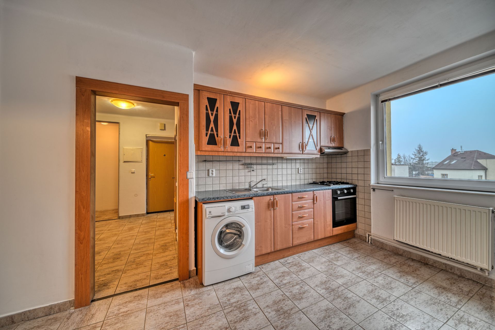 Pronájem bytu 2+1 (56,9 m2) se zasklenou lodžií, Nymburk, ulice Dr. Ant. Dvořáka