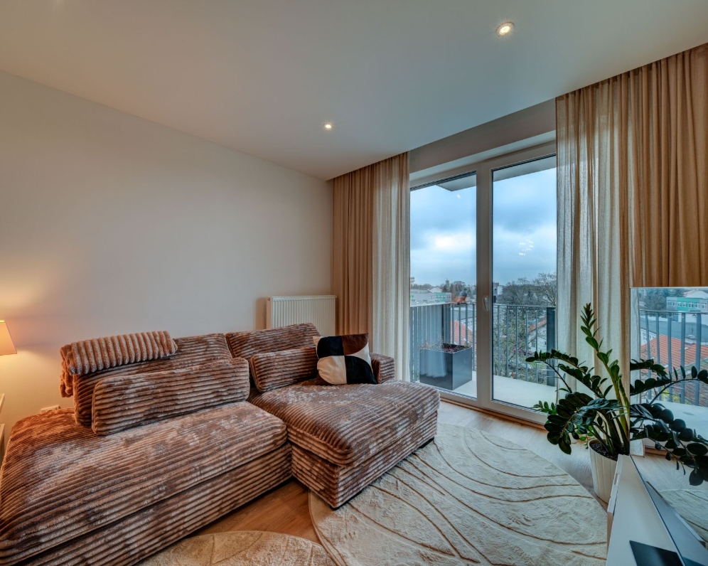 Pronájem bytu 3+kk (68,1 m²) s balkonem, sklepní kójí a parkovacím stáním, Nymburk